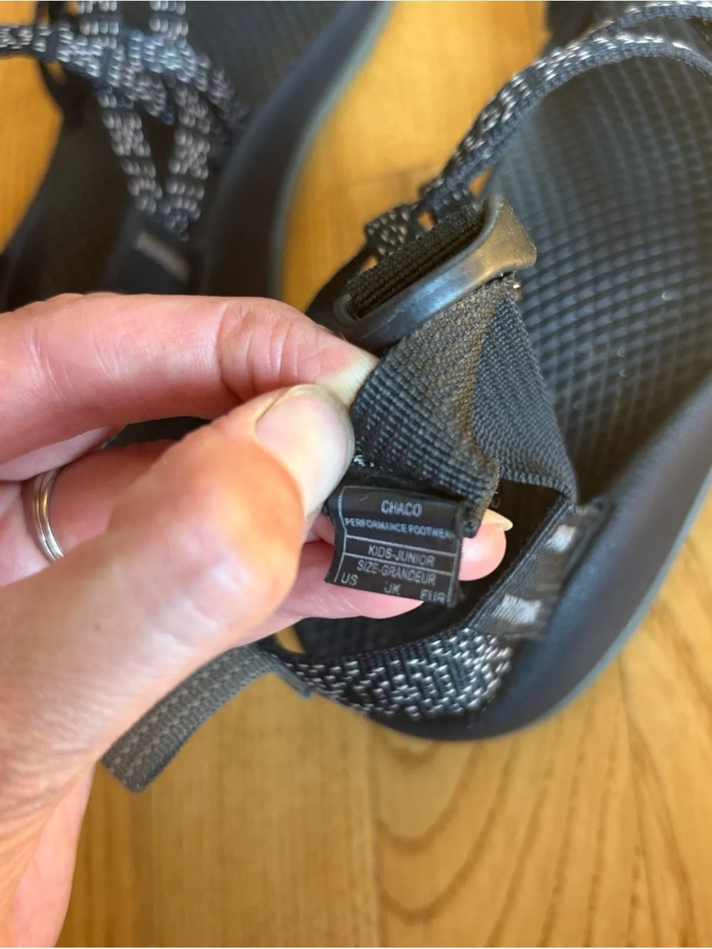 Chaco ZX1 Classic Sandals Ecotread Black Pink White Kids Toddler Girls US Sz 13